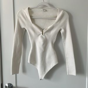 Abercrombie & Fitch women’s long sleeve knit bodysuit